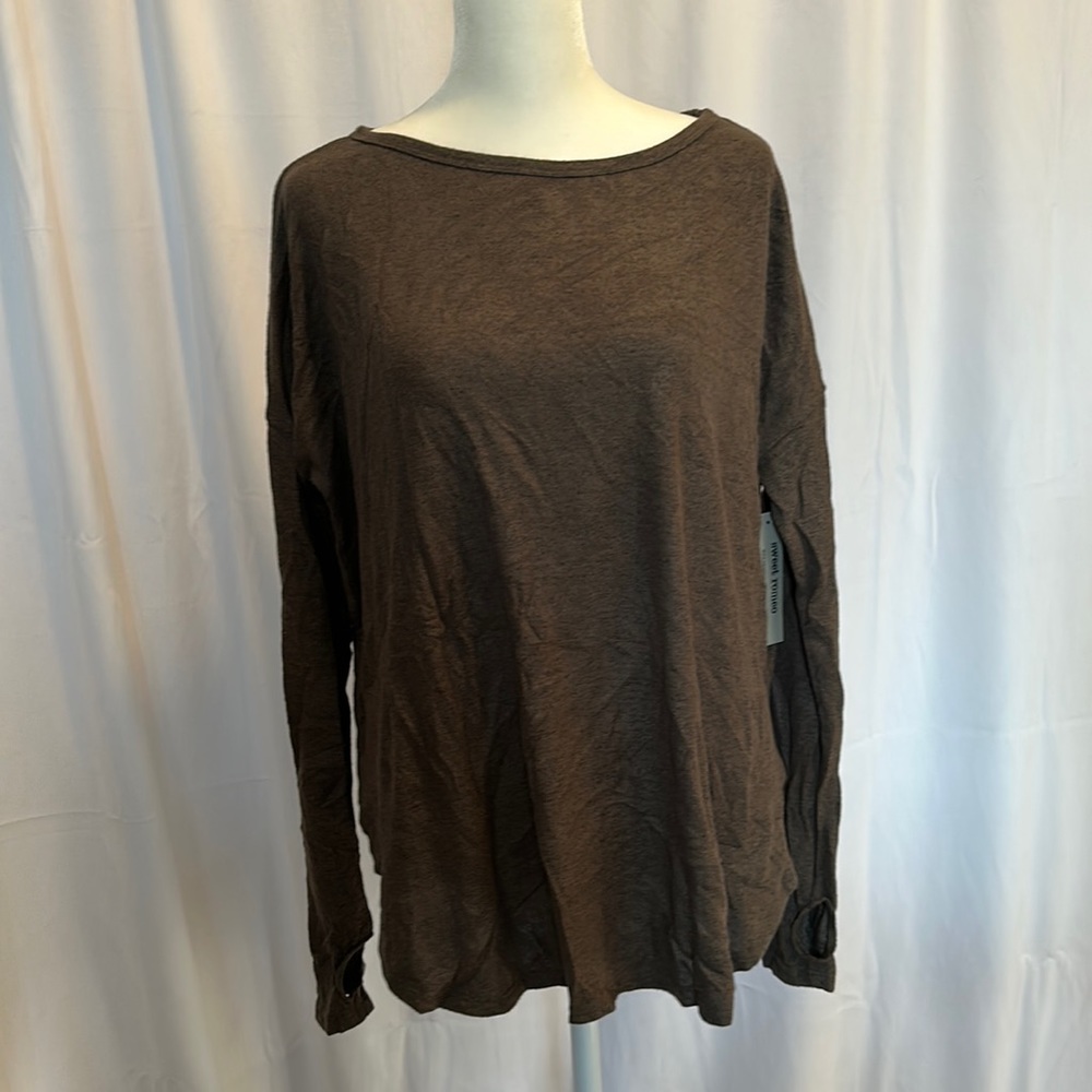 NWT Sweet Romeo sweater with built in thumb holes on the sleeves.